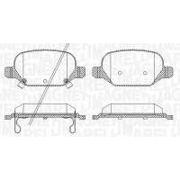 363916060689 MAGNETI MARELLI Комплект гальмівних колодок дисковий гальм
