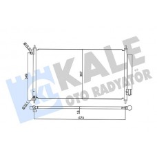 345395 KALE OTO RADYATÖR Конденсатор кондиціонера