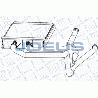 RA2140070 JDEUS Теплообмінник обігрів салону