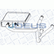 RA2140070 JDEUS Теплообмінник обігрів салону