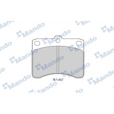 MBF015485 MANDO Комплект гальмівних колодок дисковий гальм