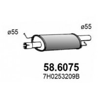 58.6075 ASSO Середній глушник вихлопних газів