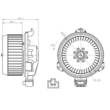 WG2160402 WILMINK GROUP Вентилятор салону