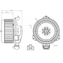WG2160402 WILMINK GROUP Вентилятор салону