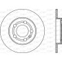 BDA1745.10 OPEN PARTS Гальмівний диск