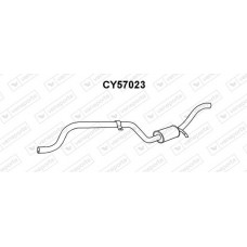 CY57023 VENEPORTE Глушник вихлопних газів кінцевий