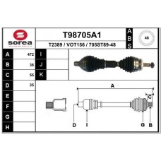 T98705A1 EAI Привідний вал