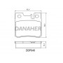 DBP946 DANAHER Комплект гальмівних колодок дисковий гальм