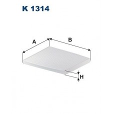 K 1314 FILTRON Фільтр повітря у внутрішньому просторі