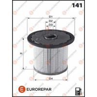 1643627780 EUROREPAR Паливний фільтр