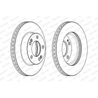 DDF1810C FERODO Гальмівний диск