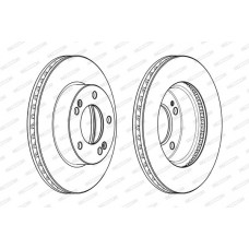 DDF1810C FERODO Гальмівний диск