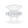 181771 ICER Комплект гальмівних колодок дисковий гальм