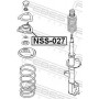 NSS-027 FEBEST Опора стійки амортизатора