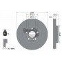 BDS1986HC BENDIX Braking Гальмівний диск