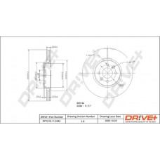 DP1010.11.0494 Dr!ve+ Гальмівний диск
