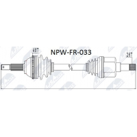 NPW-FR-033 NTY Привідний вал