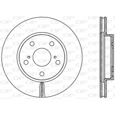 BDR2423.20 OPEN PARTS Гальмівний диск