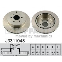 J3311048 NIPPARTS Гальмівний диск