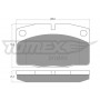 TX 10-13 TOMEX Brakes Комплект гальмівних колодок дисковий гальм