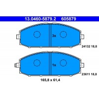 13.0460-5879.2 ATE Комплект гальмівних колодок дисковий гальм
