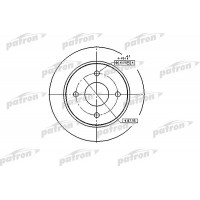 PBD1654 PATRON Гальмівний диск