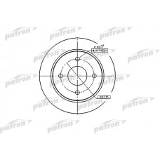 PBD1654 PATRON Гальмівний диск