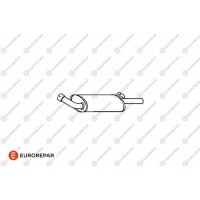 E12823P EUROREPAR Глушник вихлопних газів кінцевий
