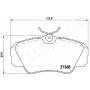 PA-0409AF JAPANPARTS Комплект гальмівних колодок дисковий гальм