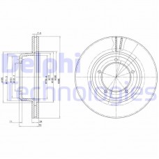 BG2612C DELPHI Гальмівний диск