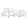 BS-1376 ZEKKERT Комплект гальмівних колодок дисковий гальм
