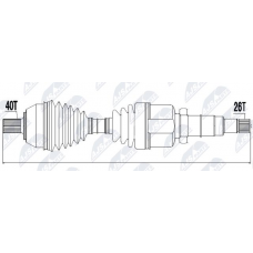 NPW-FR-049 NTY Привідний вал