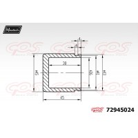 72945024 MAXTECH Поршень корпус скоби гальма