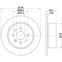 8DD 355 104-661 HELLA PAGID Гальмівний диск