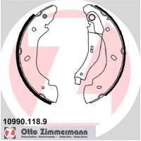 10990.118.9 ZIMMERMANN Комплект гальмівних колодок