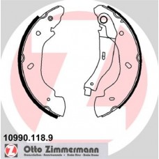 10990.118.9 ZIMMERMANN Комплект гальмівних колодок