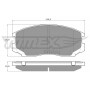 TX 12-91 TOMEX Brakes Комплект гальмівних колодок дисковий гальм