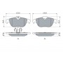 0986494162 BOSCH BOSCH Гальмівні колодки заднии DB C204 07-