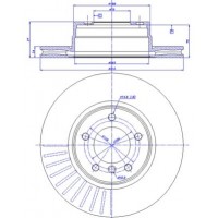 142.1066 CAR Гальмівний диск