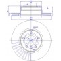 142.1066 CAR Гальмівний диск