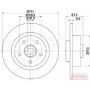 DP-0704C JAPANPARTS Гальмівний диск