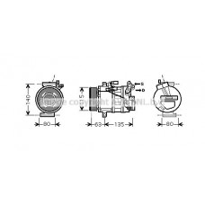 DNK336 AVA QUALITY COOLING Компресор кондиціонера