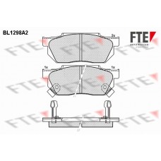 BL1298A2 FTE Комплект гальмівних колодок дисковий гальм