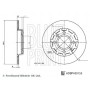 ADBP430155 BLUE PRINT Гальмівний диск