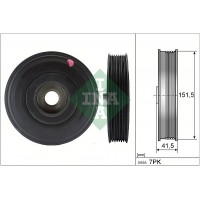 WG1254403 WILMINK GROUP Ремінний шків колінчастий вал