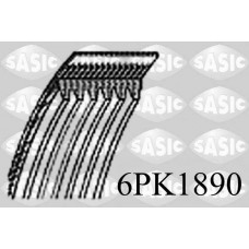 6PK1890 SASIC Поліклиновий ремінь