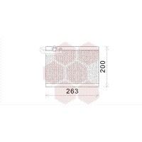 4000V351 VAN WEZEL Випарник кондиціонера