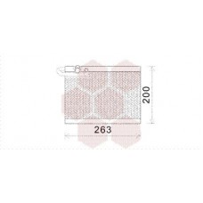 4000V351 VAN WEZEL Випарник кондиціонера