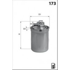 LFDF234 LUCAS FILTERS Паливний фільтр