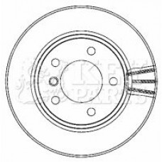 KBD4463 KEY PARTS Гальмівний диск